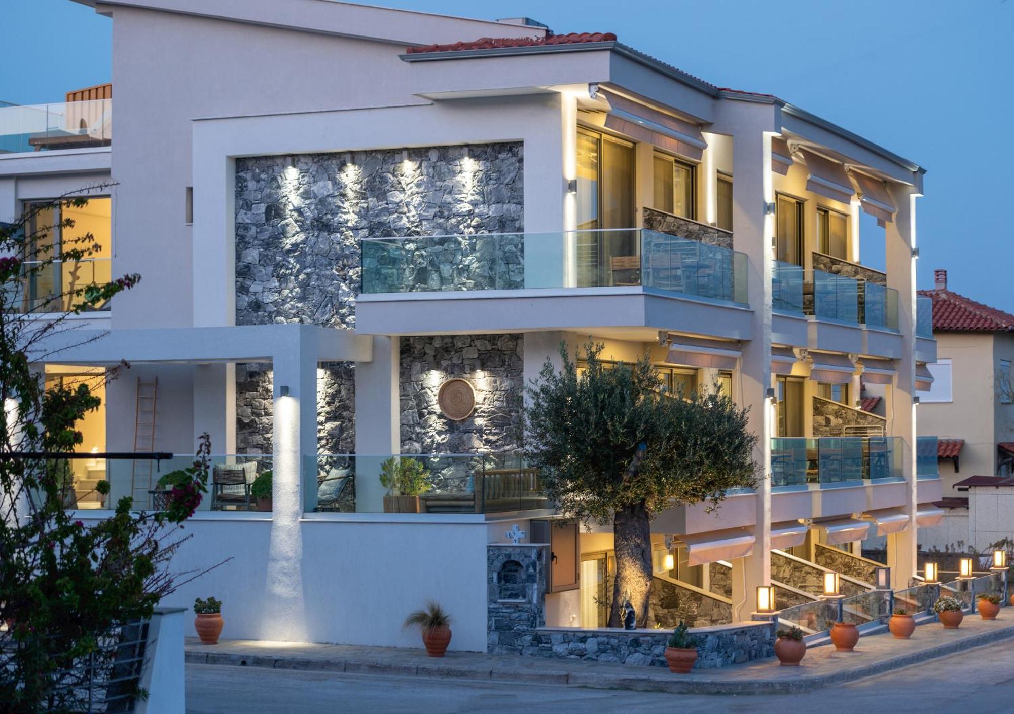 Ikies Apollon Boutique Hotel Sarti Luaran gambar